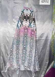 Boho Snake Print Maxi Dress