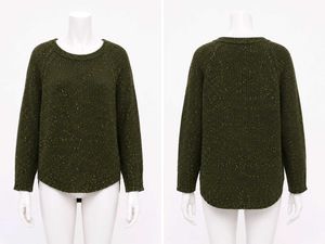Sparkly Green Knit Sweater