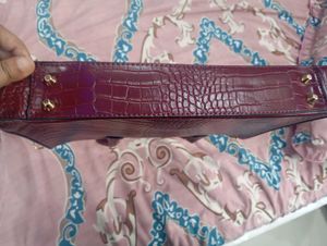 lavie snake print laptop bag