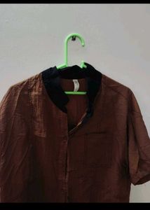 CUTE BROWN TOP✨