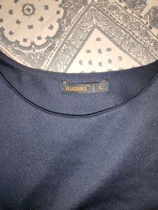 Cute Navy Blue Crop Top