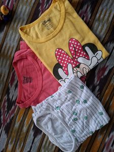 Pair Of 4 Disney Brand For Girls Age 5 To 7 Years
