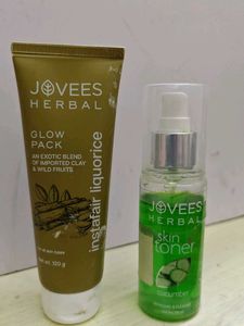 Combo Jovees Herbal Glow Pack & Skin Toner