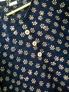 NAYRA Dark Blue Kurti For Women