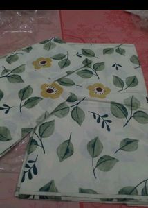 Flower Branded Double Bed Bedsheet Wth Two Pillows