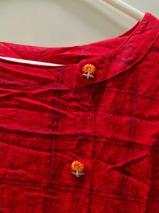 hand embroidery kurta in M