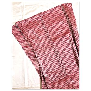 Red & Gold Saree Skirt