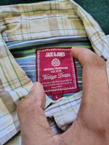 jack n jones plaid Casual Shirt