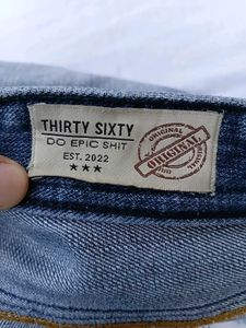 Men's Light Wash Denim Jeans