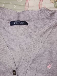 POLO CLUB beverly hills  Grey Cardigan