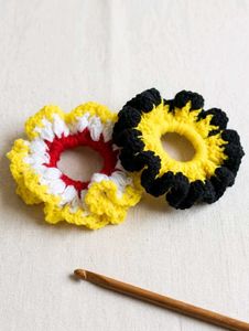 Handmade Crochet Scrunchies (Set of 2)