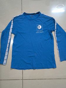 2 Tee Blue Long Tshirt And Half Being Human Te