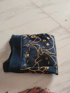 Cute Cat Print Sweatshirt