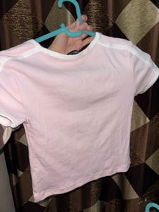 Cute Pink Zudio Top &amp; Green Souled Store Crop Tops