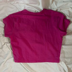 y2k crop top with rhinestone design