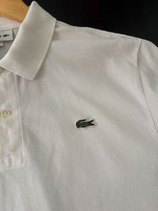 Classic White Lacoste Polo Shirt