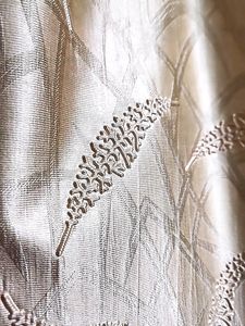 Blue &amp; Gold Curtains - Set of 3