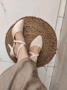 Elegant Nude Strappy Heels