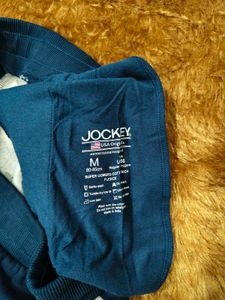 Jockey Navy Blue Joggers with Tan Accents