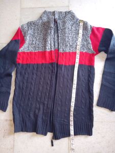 Colourblock MEN'S Sweater With Zipper