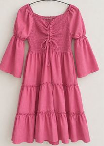 Stylish Feminine Women Pink Dress