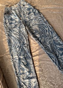 Swirl Print Jeans