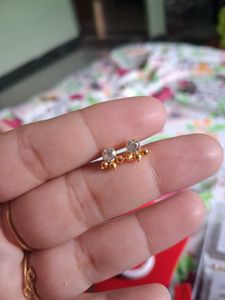Elegant Gold Stud Earrings