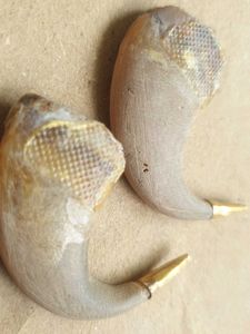 original sher k nail with gold dip 100%pure