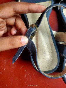 Stylish Navy Blue Block Heels