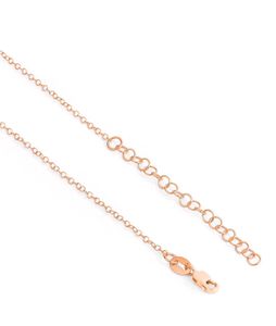 GoldPlated 925 Silver necklace with BabyPink CZ