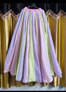 navratri special pastel chaniya with full fair