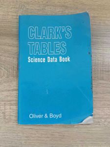 CLARK'S TABLE SCIENCE DATA BOOK