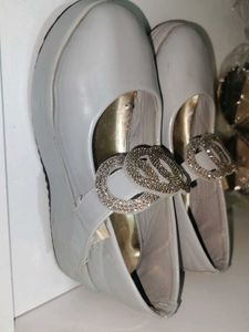 Sparkly Embellished Mary Jane Heels