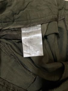 Olive Green Wide-Leg Pants (Lightweight)
