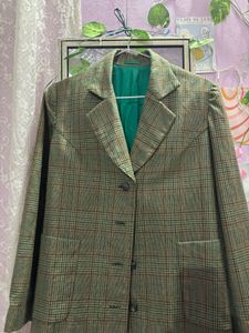 Classic Plaid Blazer