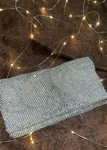 Sparkly Rhinestone Clutch Bag