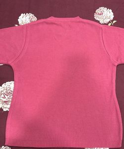 Chic Pink Crewneck Sweater( FREE DELIVERY )
