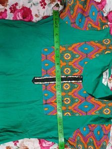 Green Short Kurti