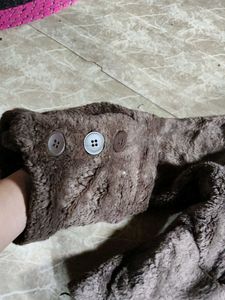 Brown Faux Fur Jacket