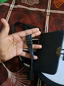 COMBO OFFER Black N White Bag &amp; DUSKY PINK Purse