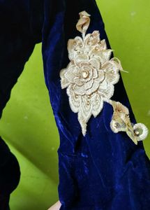 Elegant Navy Blue Gown