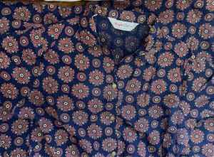 Vintage Floral Print Dress