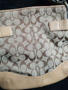 Coach Signature Canvas Shoulder Bag