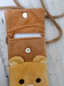 Cute Bear Crossbody Bag - Mobile Phone ba