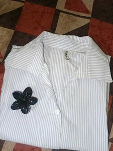 Classic Striped Button-Up Shirt