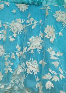 Beautiful Blue Floral Dress