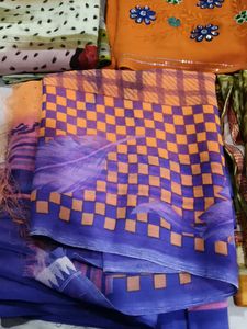 Assorted Sarees 6 pish new unused georgette saree
