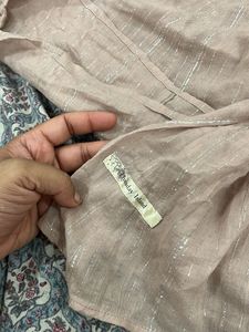 Elegant blush Pink Maxi top