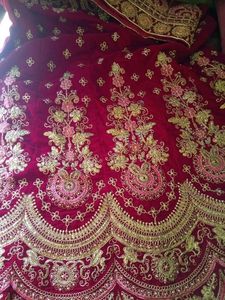 Rani Pink Unstriched Lehenga
