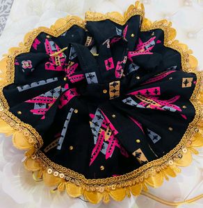 Laddu Gopal Hand Made Fancy Dress Fabric Cotton